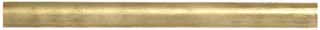 Brass rod 1" diameter, 8 to 9" random length